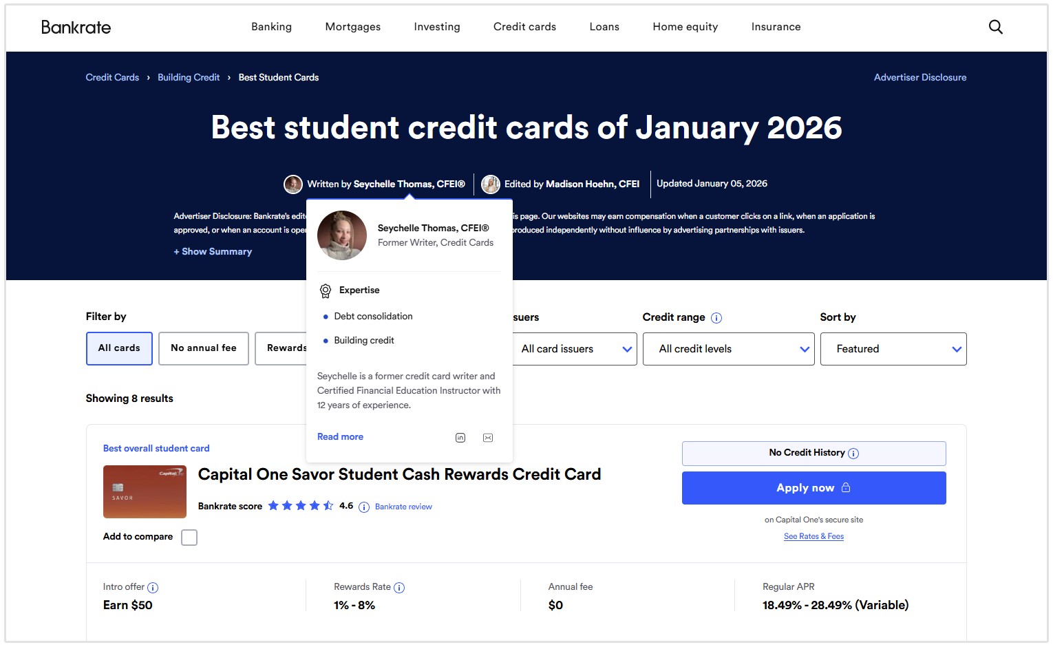 Qualifications de l'auteur pour la finance